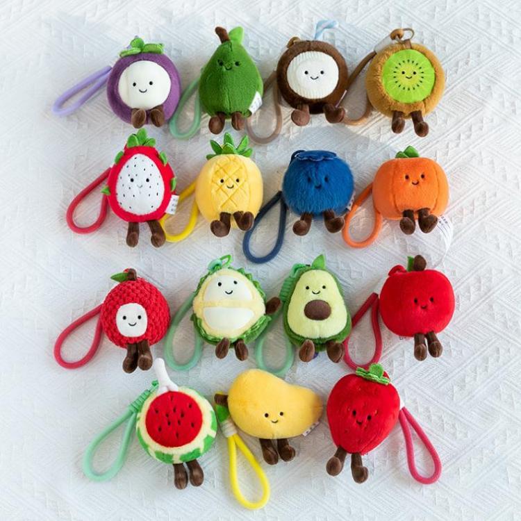 Non-shedding Fruit Pendant Plush Toy